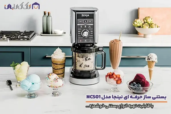 بستنی ساز نینجا مدل NC501 با قابلیت تهیه انواع بستنی خوشمزه